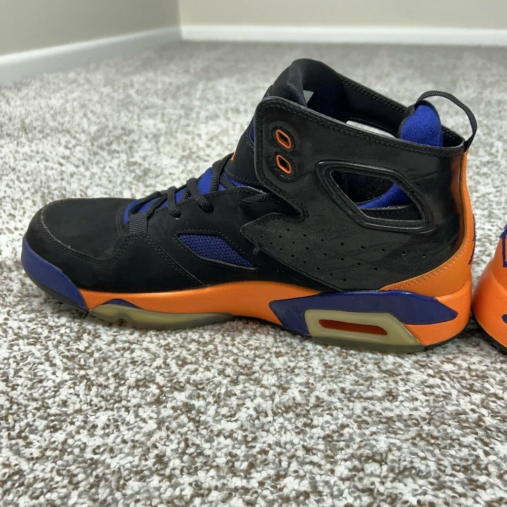 Jordan Shoes Mens Size 9.5 Black Blue Air Jordan Flight Club 91 Basketball Sport